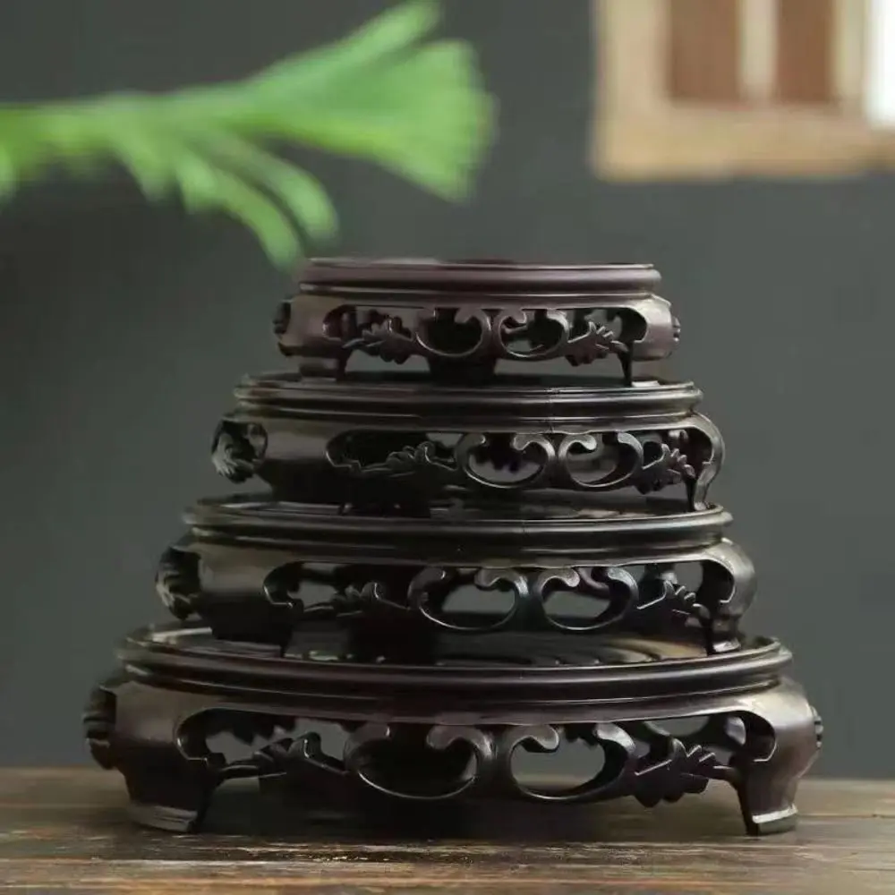 2pcs Antiqued Plant Saucer Round Plastic Potted Decor Base Bonsai Rack Pot Trays Drip Trays Garden Indoor Outdoor Supplies