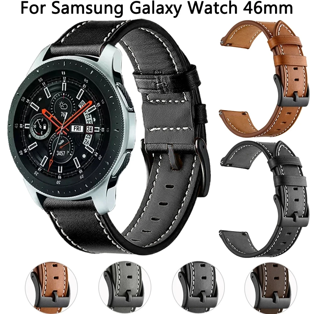 20mm Leder armbänder für Samsung Galaxy Uhr 6 40 44mm/classic 43/47mm Sport Smartwatch Uhr 4/5 40/44mm klassische 46/42mm Bänder
