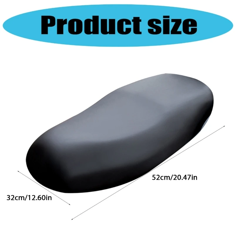 31BC Universal Motorcycle Cover Four Season Leather Cushion Cover Waterproof Sunscreen Elastic Cushion