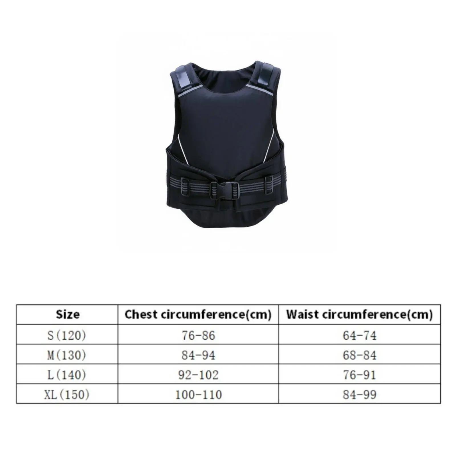 Riding Protection Vest for Horse Sport Equestrian with Honeycomb Shock Absorption for Kids and Adults Safety Gear view 4