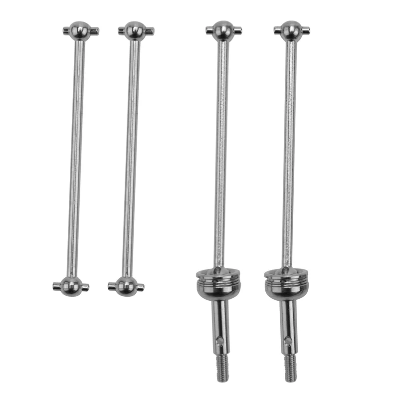 TNKIG-4Pcs Front CVD Universal Drive Shaft & Rear Dog Bone For Wltoys 144001 1/14 RC Drift Racing Car Parts Accessories