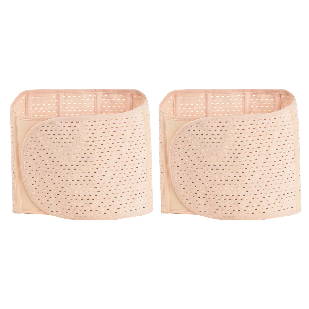 

2Pcs Postpartum Girdle Slimming Belly B Abdominal Binder Breathable Material Pelvis Recovery Ergonomic Design