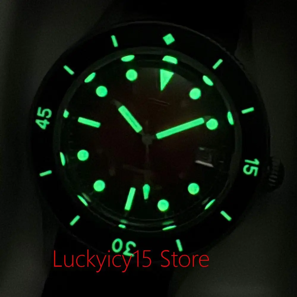 50-Fathoms Miyota 8215 men's watches Gradient Texture Face Bubble Sapphire Glass Waterproof Wristwatch 120 Click Bezel Tandorio - view 6