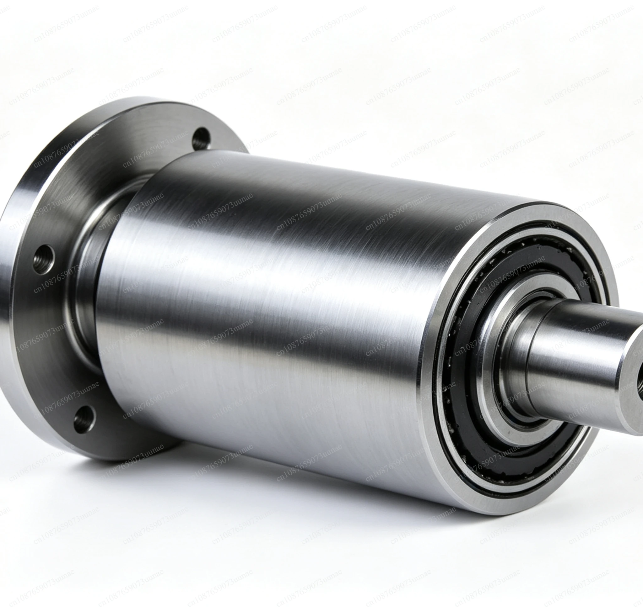 Small Lathe Spindle Assembly with Flange, 45mm Through‑Hole Lathe Spindle for 160 Chucks, Replacement Part (Chuck Not Included)