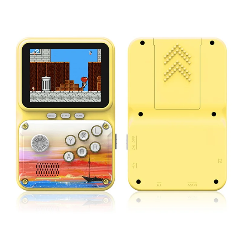 Konsol Video Game Genggam Pintar 2.8 Inci 500 Game Retro Arcade Mendukung Koneksi AV untuk Hadiah Anak-anak