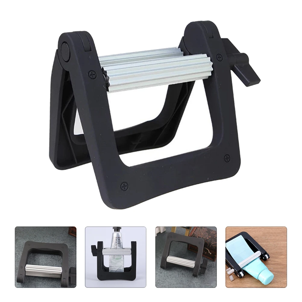 

Aluminum Alloy Toothpaste Squeezer Tube Extruder Hand Cream Dispenser Hair Dye Paste Roller Tool For Bathroom