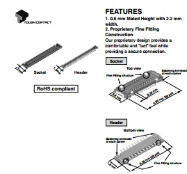 30pcs original new AXG712047 12pin-0.35mm spacing genuine