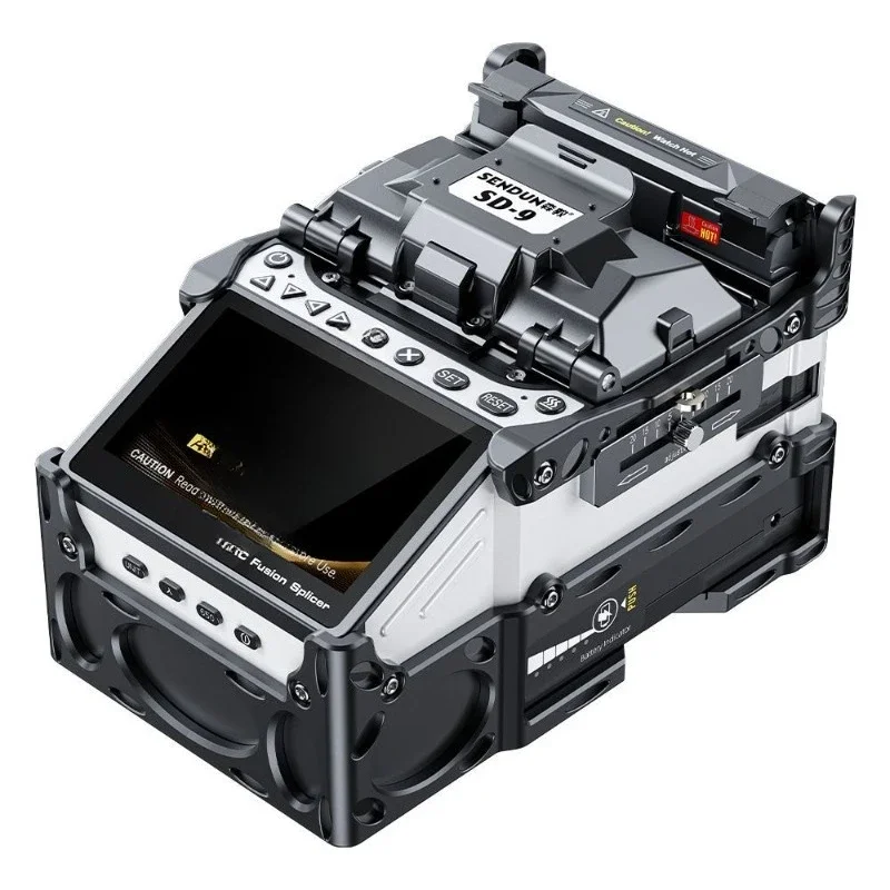 SD9 fiber fusion splicer, automatic six-motor trunk line jumper leather cable hot melt fiber melting machine