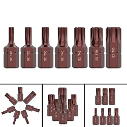 Magnetic Torx Screwdriver Bit Security Tamper Proof Screwdriver Bit Alloy-Steel T20 T25 T30 T40 T45 T50 T55