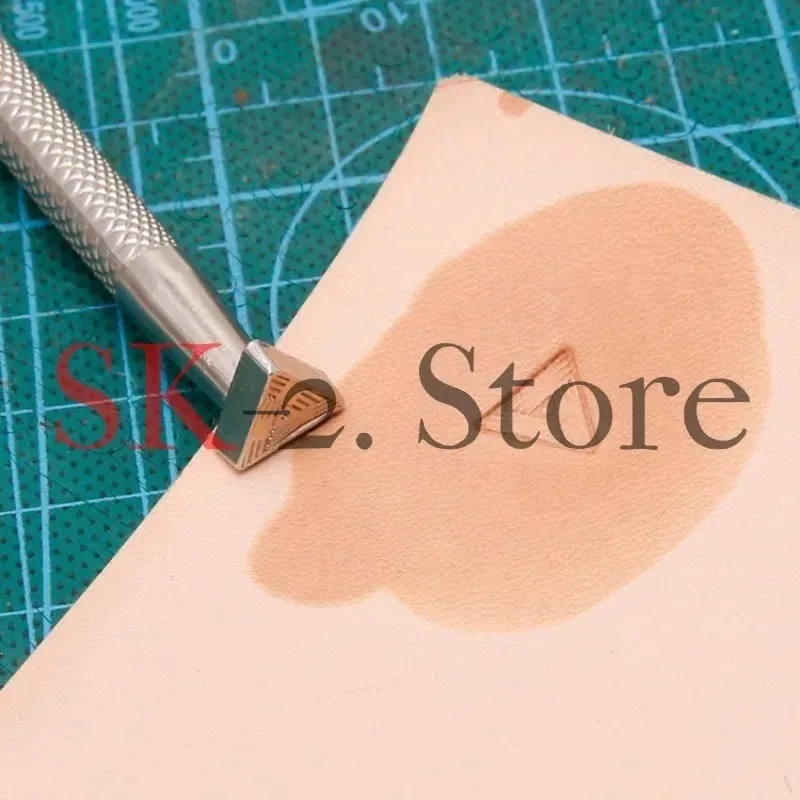 Printing Tools DIY Leather Engraving Printing , Leather Art Edge Knocking Alloy Printing Leather Goods