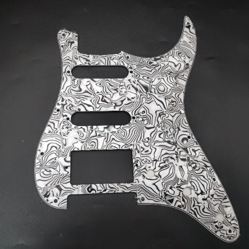 3 Ply 11 Holes SSH  Electric Guitar Pickguard Scratch Plate Anti-Scratch Plate for FD ST Electric Guitar with Screw