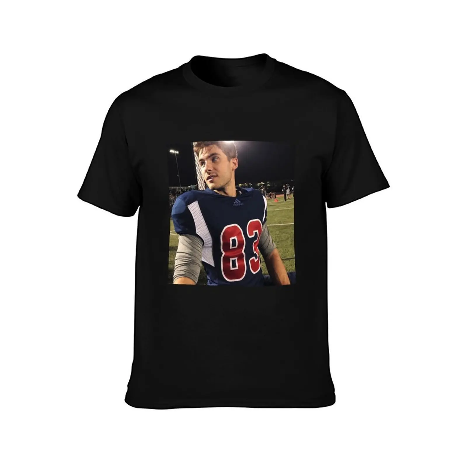 asher adams all american T-Shirt, Summer Casual Cotton Tee, Oversized Streetwear Tops, Vintage Graphic Print, Unisex Men Women