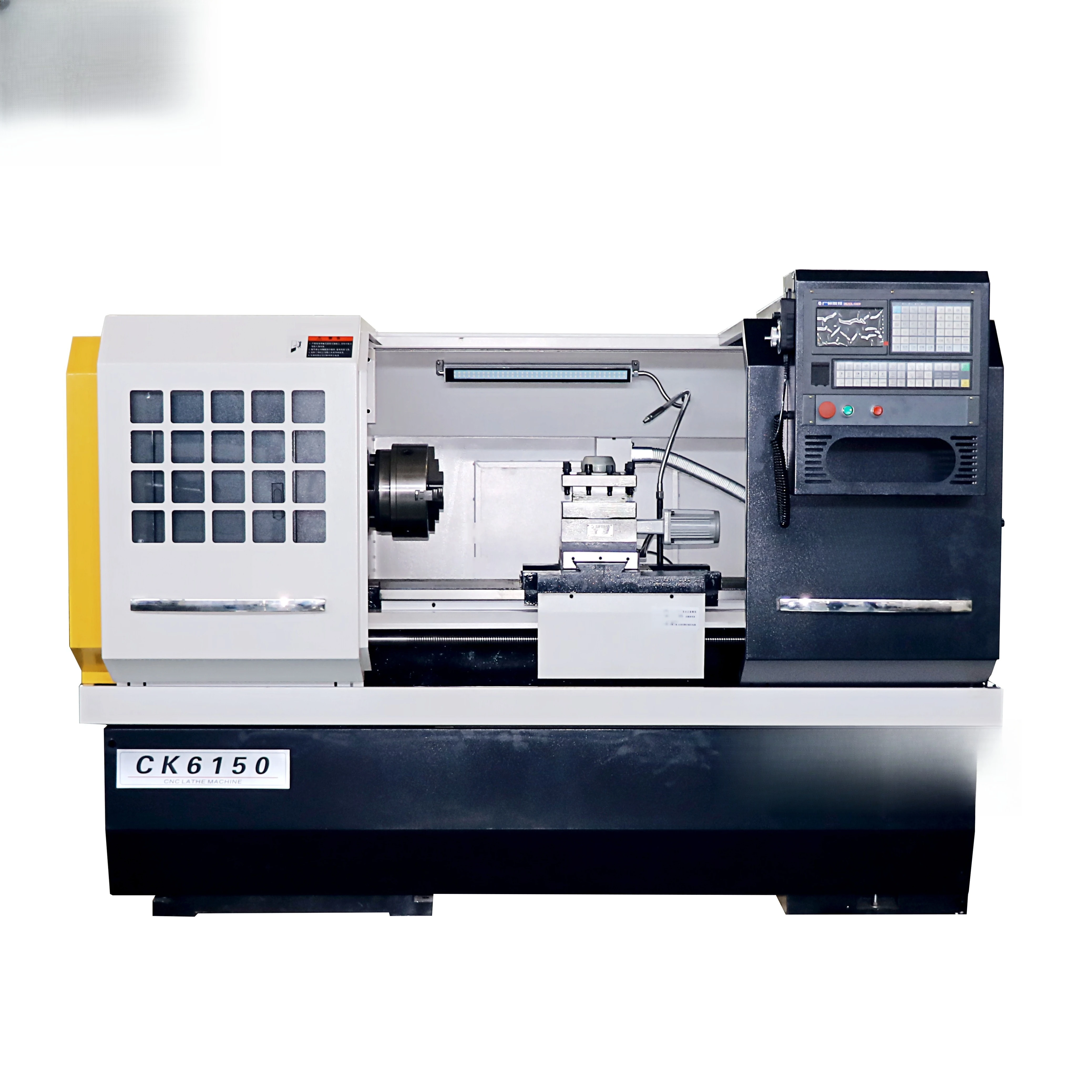 CK6150 High-Precision CNC Horizontal Lathe for Heavy-Duty Metal Woodworking & Nylon Cutting Equipped GSK  Fanak System