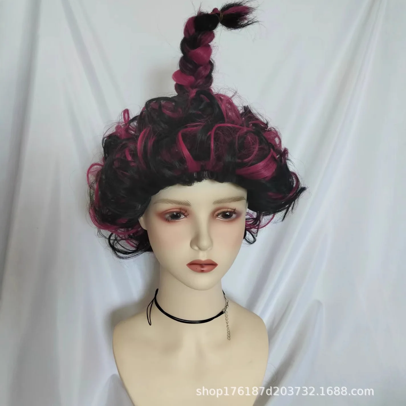 Anime Hocus Pocus Witches Gone Wild Sky-High Ponytail Cosplay Anime Wig Bob Cut Wig for Halloween Fairy Tale Cosplay Wigs