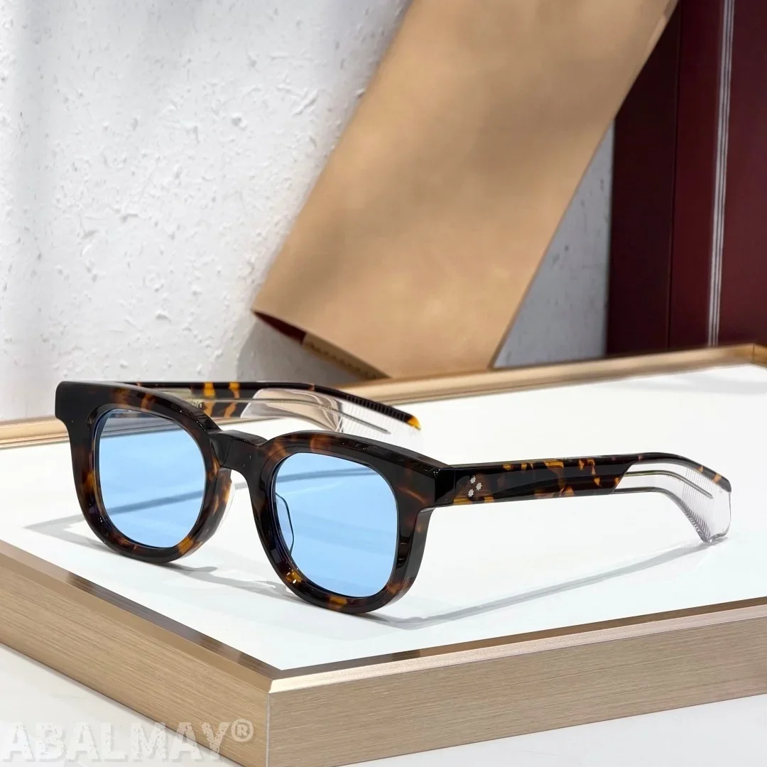 

JM JAX 48-23-146 Top Quality Mens Sunglasses for Women Retro Trend Luxury Acetate Titanium UV400 Designer Sunglasses Frame