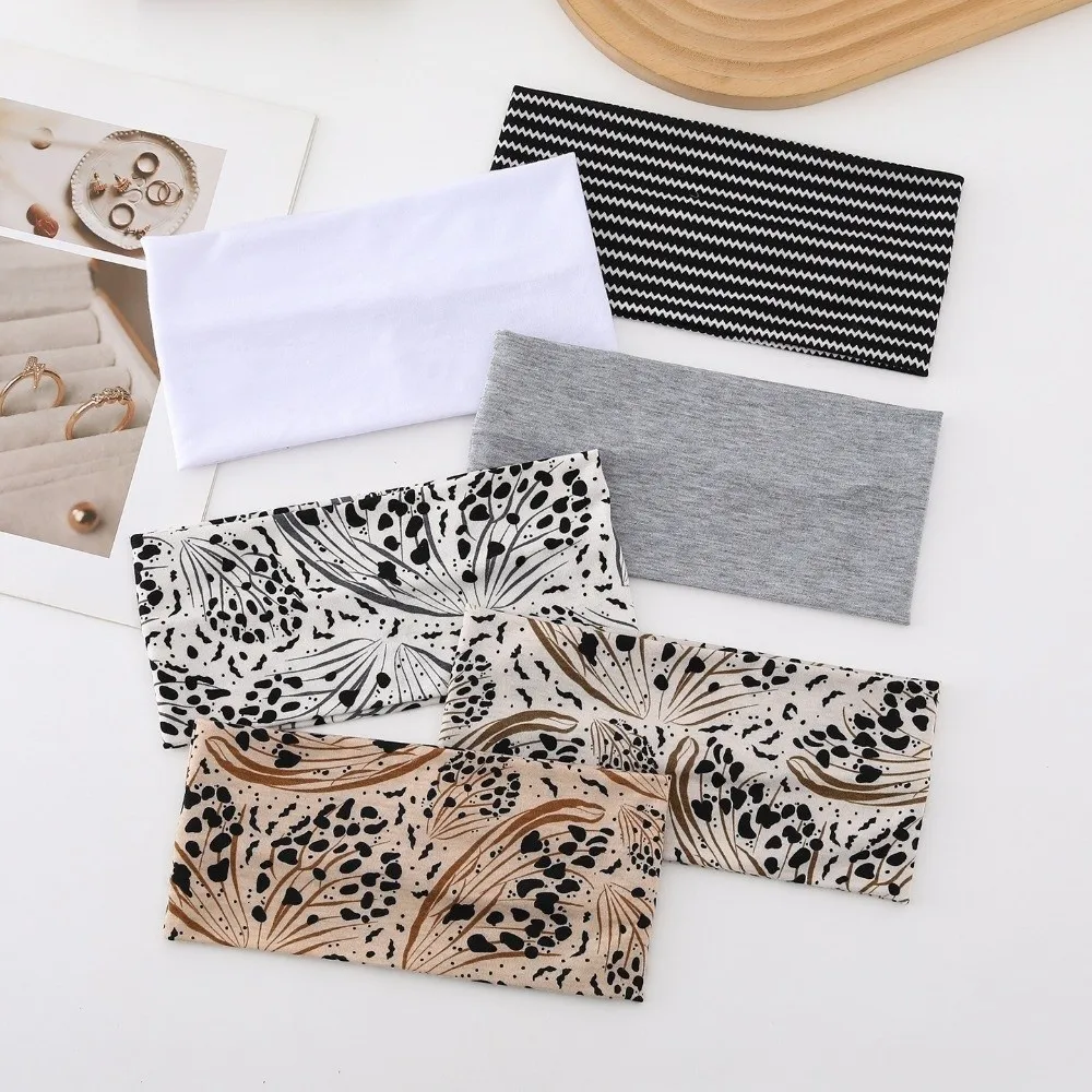

New High Elasticity Sports Headband Sweat Absorbing Breathable Yoga Headband Wide-brimmed Wide Brim Headband Yoga
