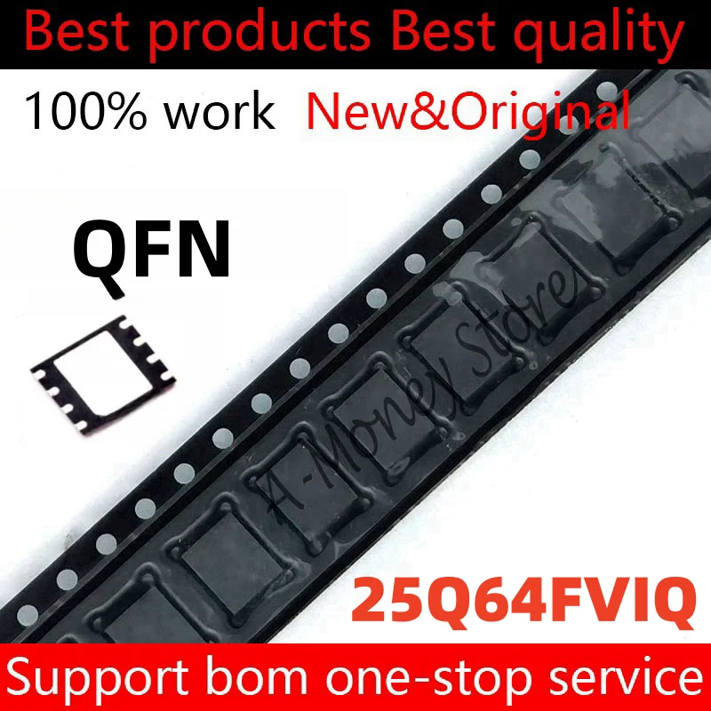 

(2-5pcs)25Q64FVIQ W25Q64FVIQ QFN-8