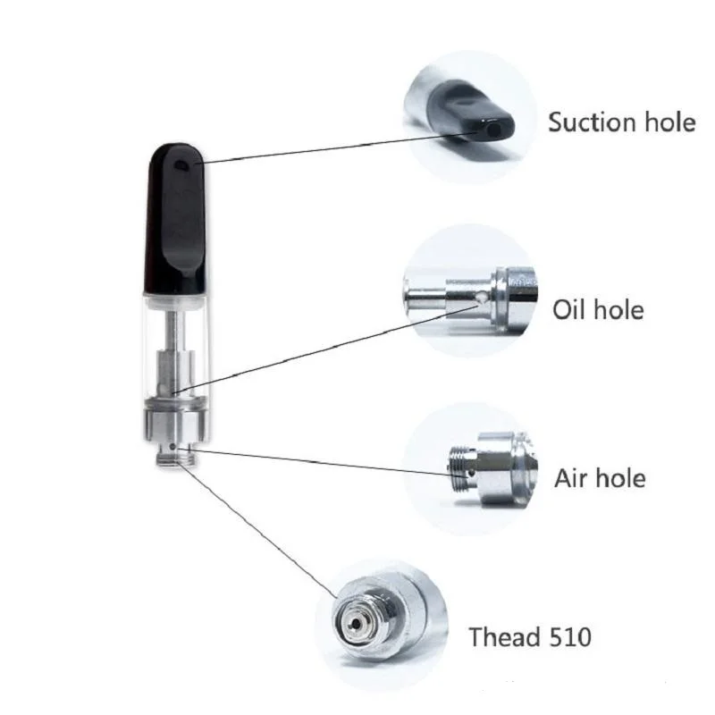 عربات فيب زجاجية زيتية سميكة ، خرطوشة خلية ، لفائف سيراميك ، مناسبة للخيط ، بطارية يوني مود للتسخين المسبق ، TH205 ، TH210 ، 5. #5