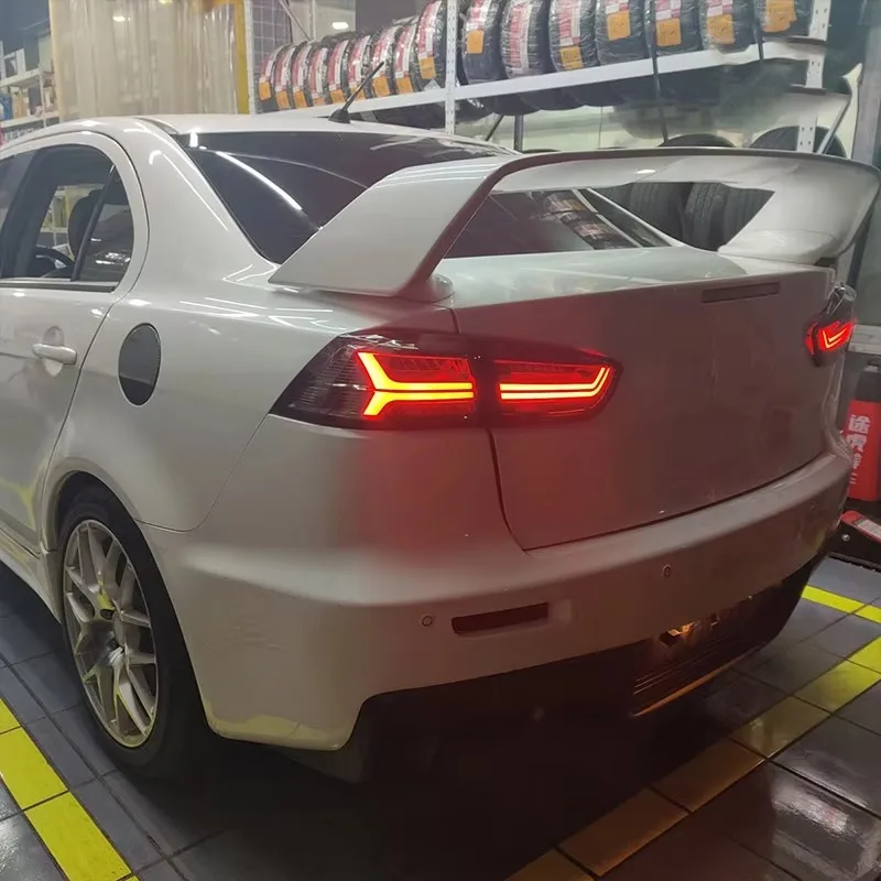 Dual Beam DRL for Lancer Devil Eyes Halo Projector Headlights & Tail Lights 2008-2017 for  Lancer EVO X