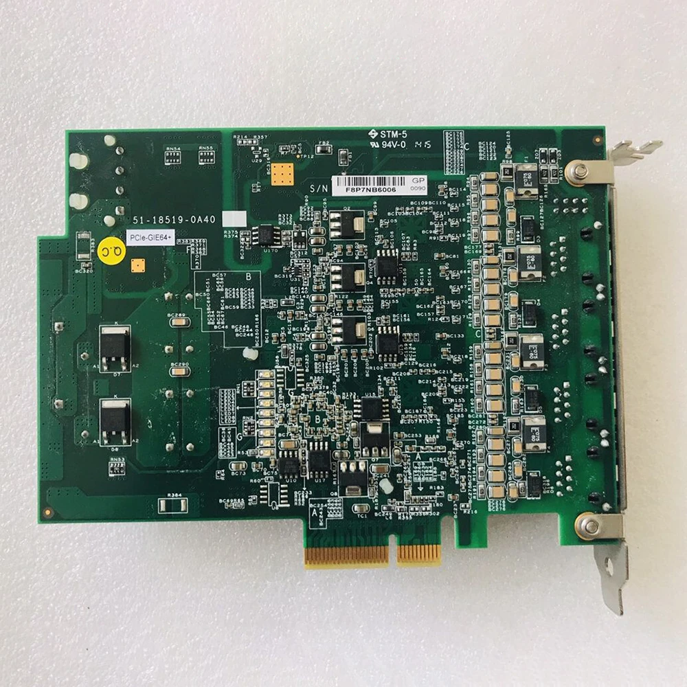 Industrial Camera Image Capture Card PCIe-GIE64+ For ADLINK 51-18519-0A40 high stability