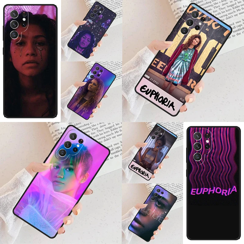 Coque de téléphone portable Euphoria Zendaya pour Samsung Galaxy S26 Ultra S25 S24 S23 S22 S21 S20 Note10