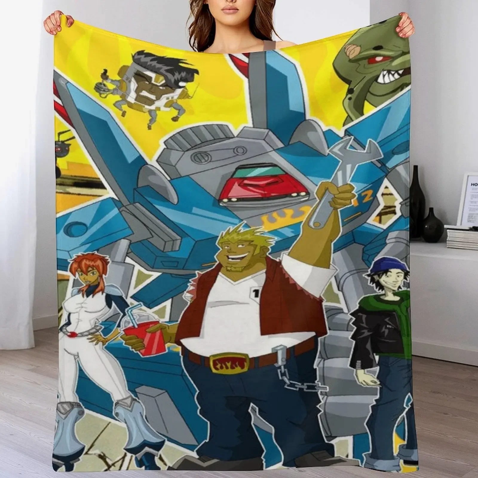 

Megas XLR Throw Blanket Blankets For Sofas Thermals For Travel Blankets For Bed Winter beds Blankets