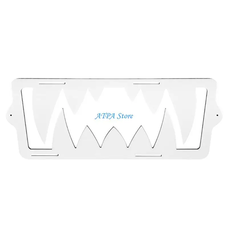 

U13C Grille Guard Cover Decoration Radiator Grille Teeth Insert for Vehicle Radiator Protector Decor Easy Installation