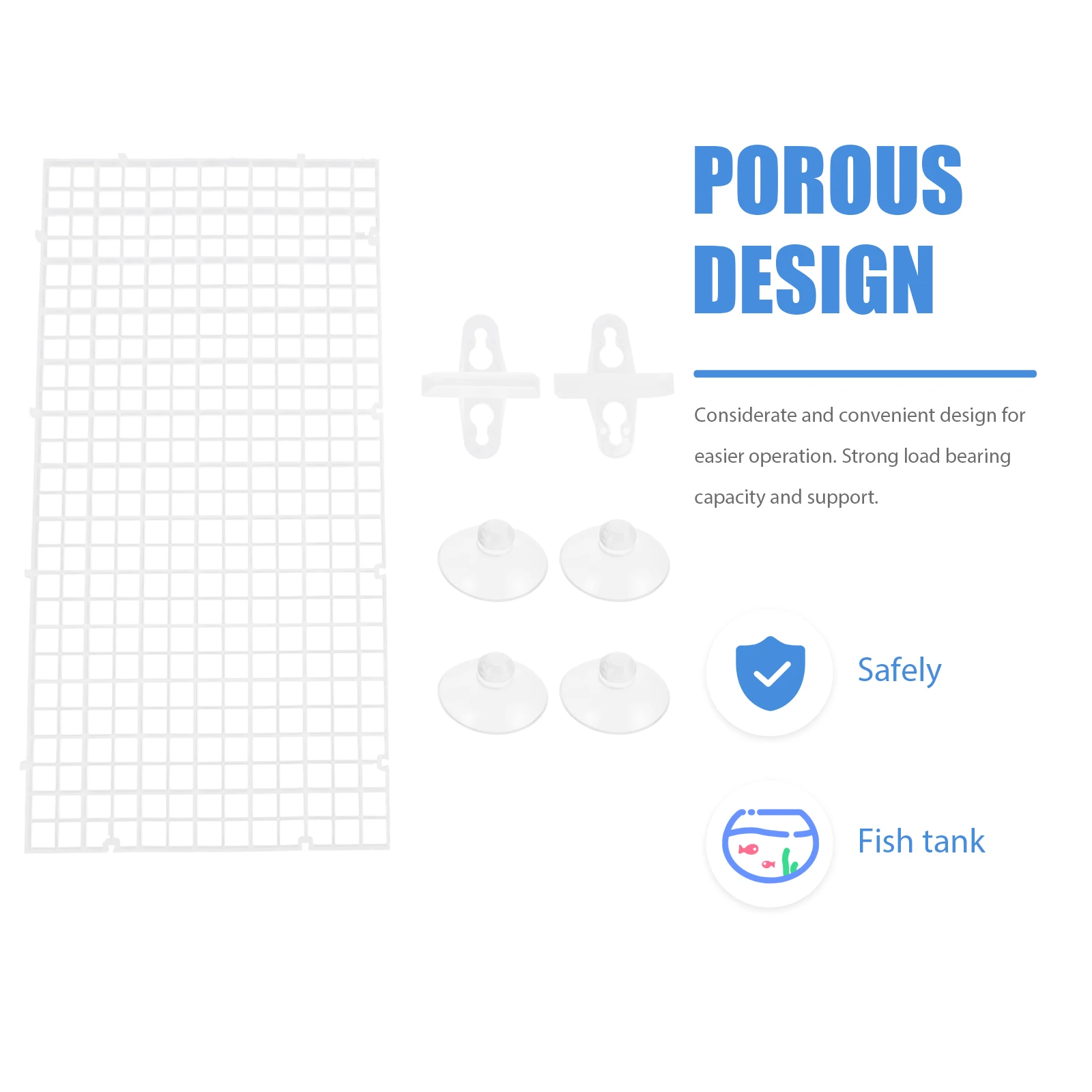 

Fish Tank Divider Aquarium Isolation Grid Plate Partition Board Supply Breeding