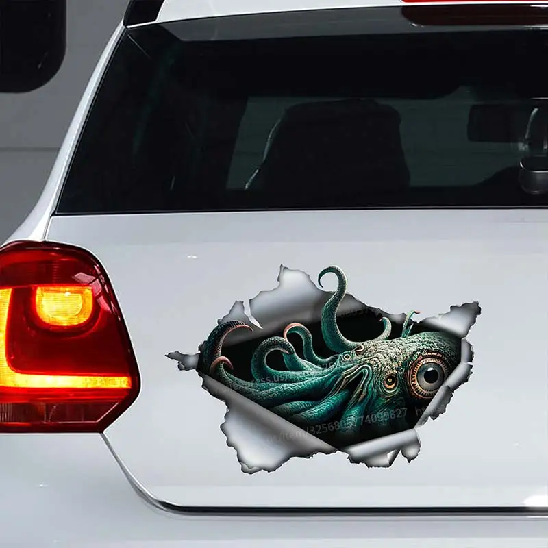 

Kraken monster Animal Car Sticker Waterproof Vinyl Decal Bumper Rear Window Laptop Self-adhesive Decal For Car Accessories SH250