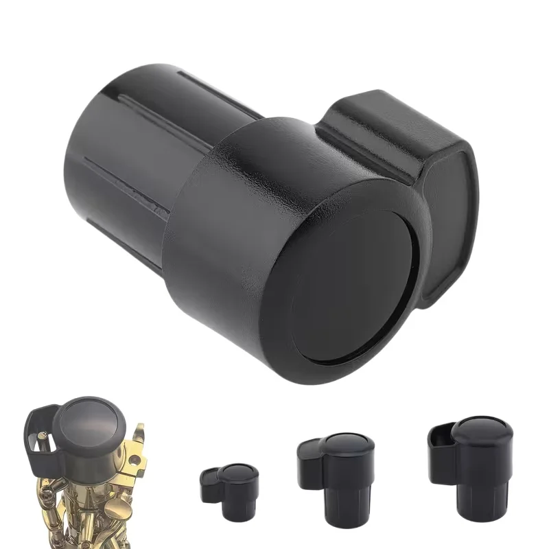 Tapones de cuello curvado para saxofones alto/tenor/soprano, tapón de saxofón de ABS, anticolisión de botones, accesorios protectores para instrumentos de viento madera