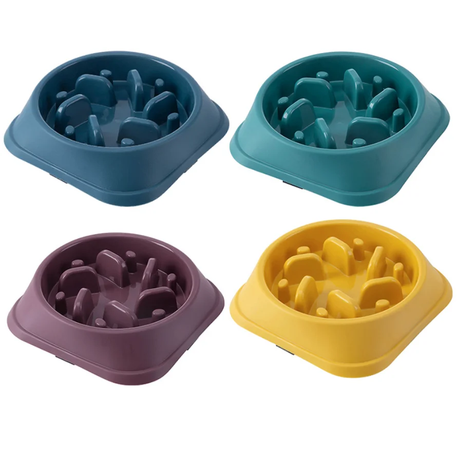 

Dog Bowls Stop Bloat Peanut Butter Lick Pad Anti Gulping Healthy Eating Non Slip Dog Slow Feeding Pet Bowl Slow Eating for Pets