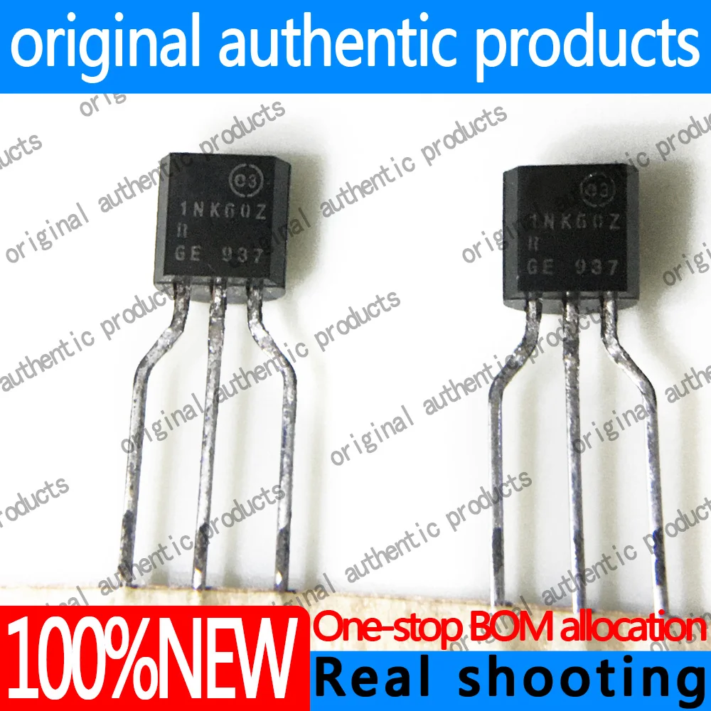 5/20/50/100PCS(New) STQ1NK60ZR-AP STQ1NK60ZR chip screen printing 1NK60ZR TO92 N-channel MOS transistor chip