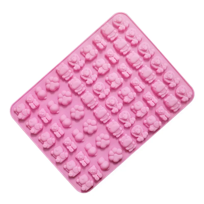Sugar Castle stock 60 Mini animal fudge mold chocolate candy silicone mold manual glue dropping mold