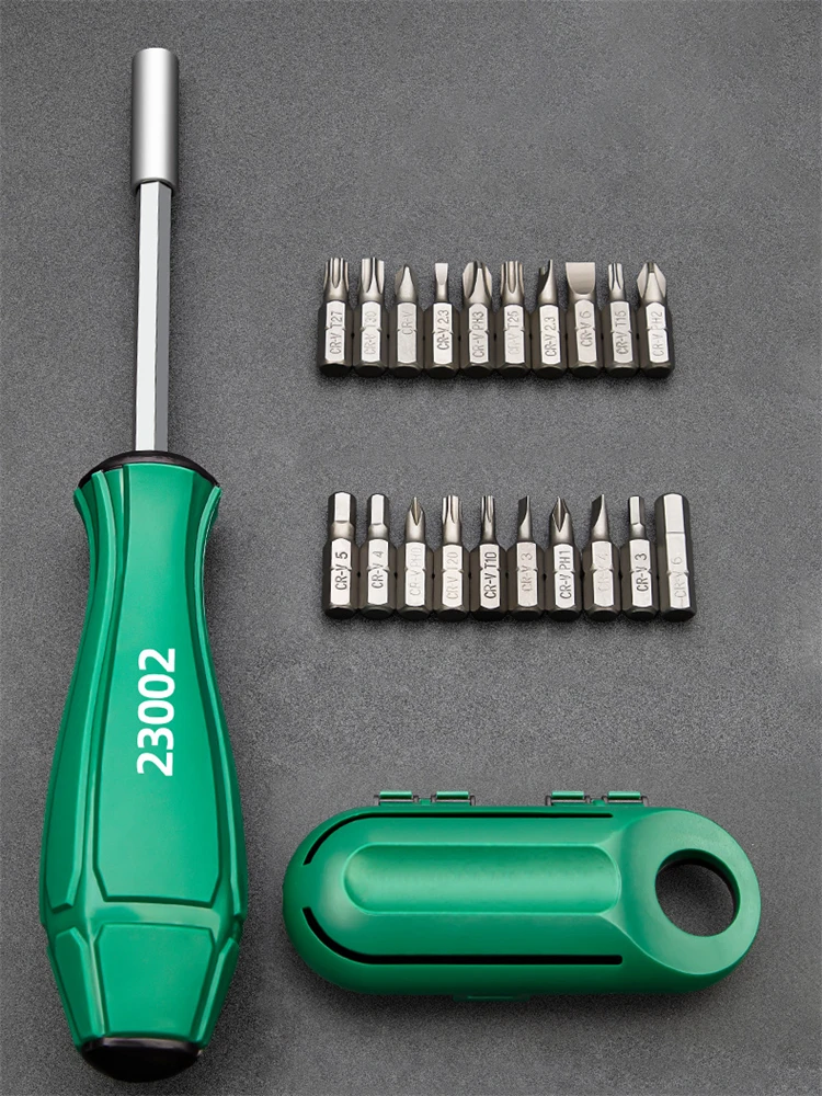 20Pcs/Set Multifunctional Special-shaped Screwdriver Manual Portable Screwdriver Combination Set with Storage Box