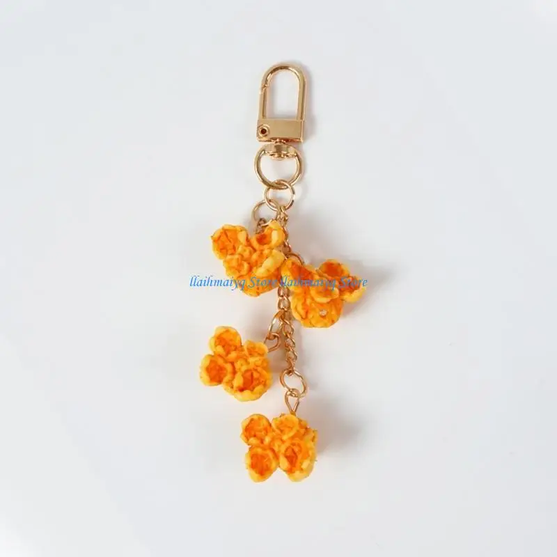 

573B Stylish Keyrings with Metal Hanging Buckle for Bags Keys and Backpacks