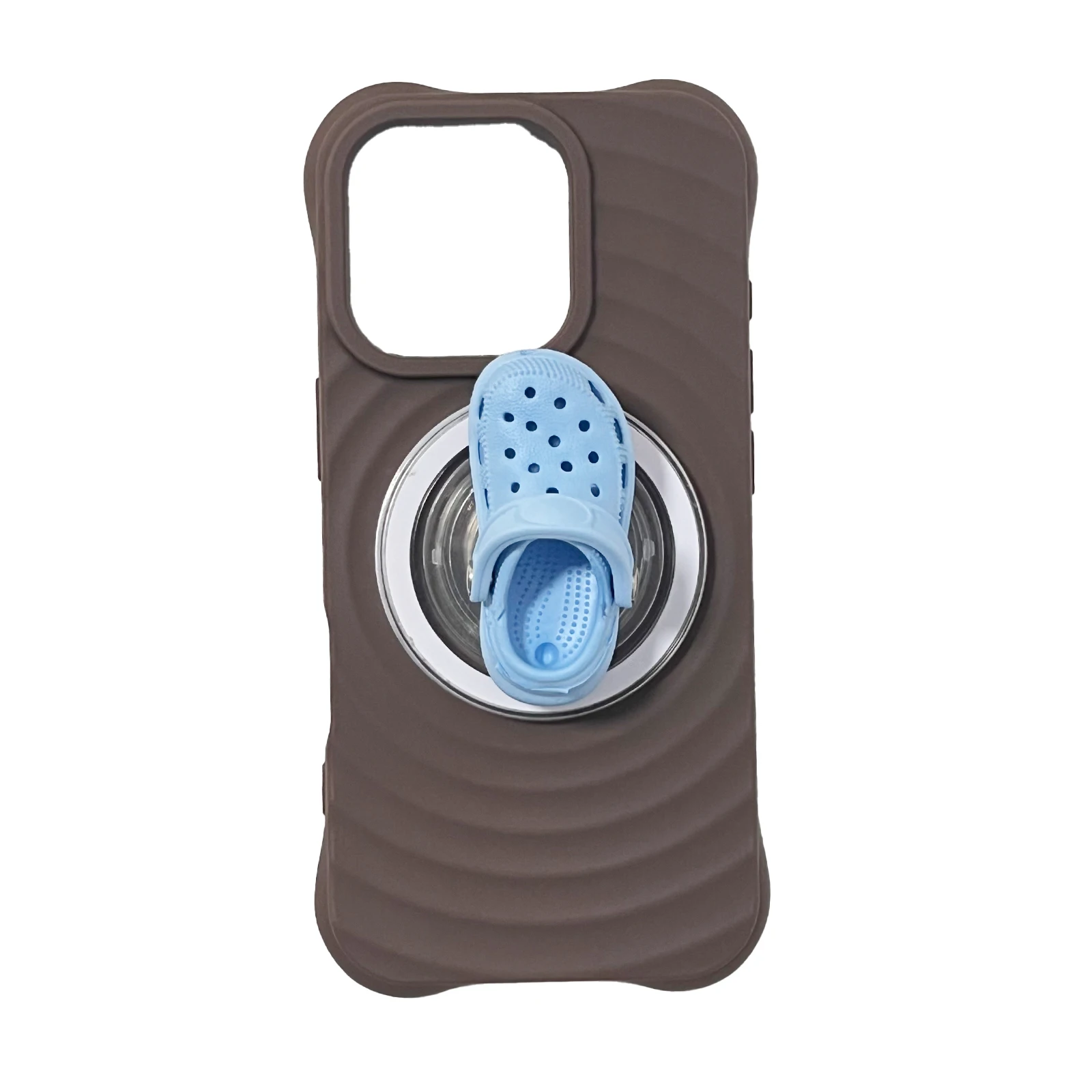 INS 3D Garten-Schuh Handyhalterung für Handyhülle Magnetische Halterung für iPhone 17 Pro Max Griptok Zufällige linke und rechte Füße