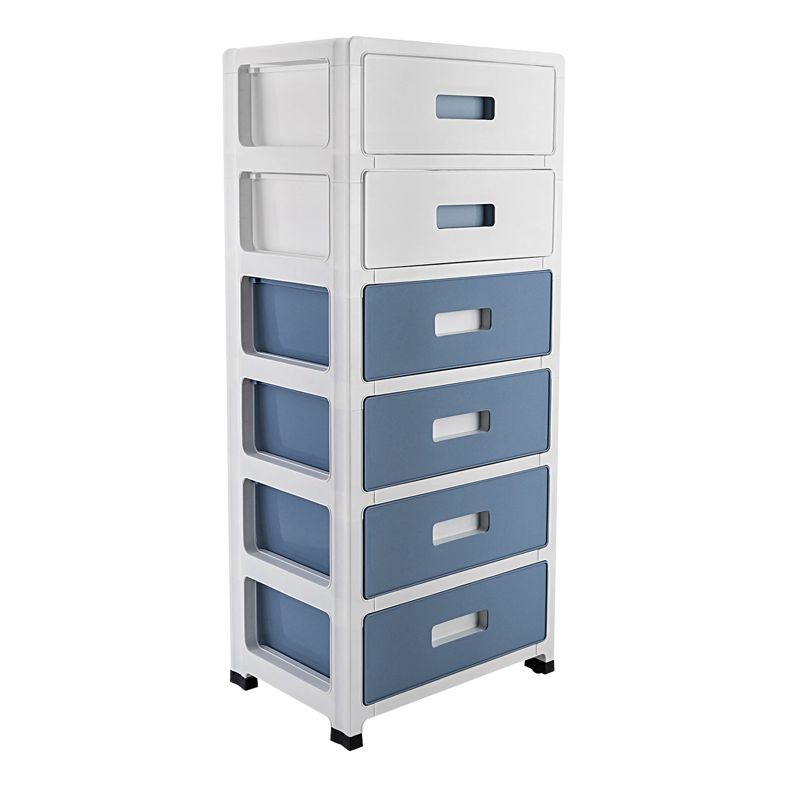 1PC Floor Standing Storage Cabinet with 6 Drawers Multipurpose Cabinet For Home and Office File Storage