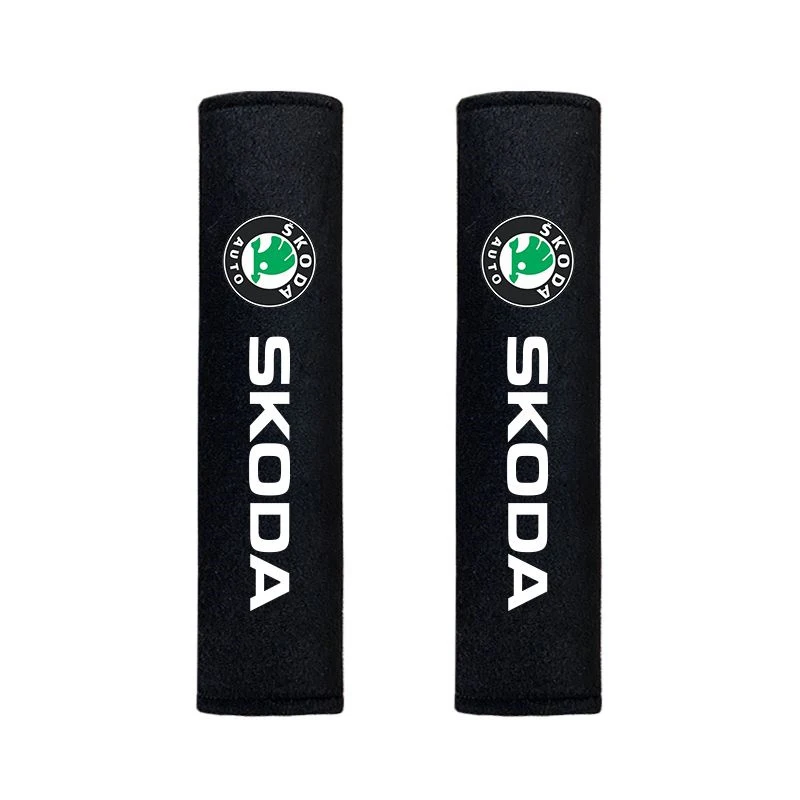 Car Seat Belt Cover Shoulder Protector Pad For Skoda S Skoda Kodiaq Fabia Kamiq Karoq Octavia 3 A5 A7 Rapid Scala Auto Accessory - view 5