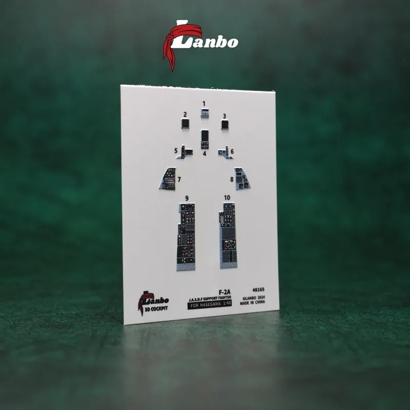 Lanbo Models 3D Cockpit F-2A 48165 For HASEGAWA 1:48