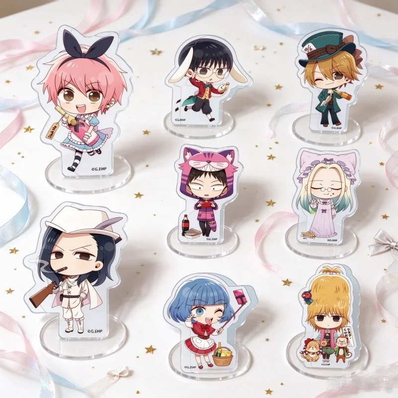 Bedroom Decoration Gifts Anime Everyday Host 10CM Acrylic Figure Stand Model Keychain Kouichi,Ryouichi,Hajime Desktop Ornament