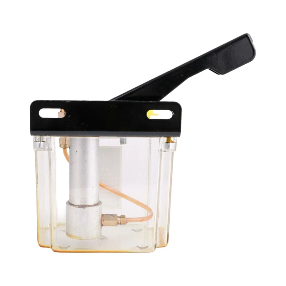 Manual Lubricating Oil Pump 800CC 6mm Left/Right Hand Operated Lubrication Oiler For CNC Punching Lathe Cutting Milling Machine