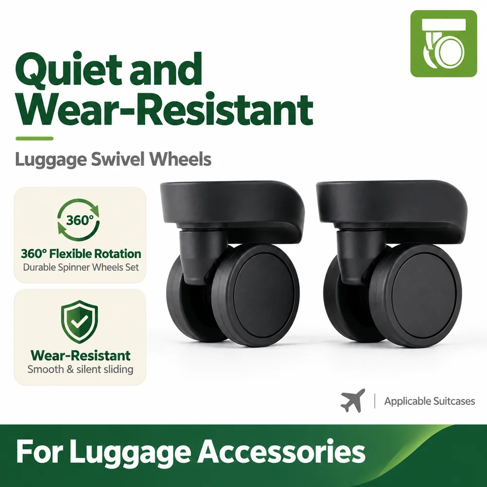 For Scarecrow Luggage Wheel Parts Wear-Resistant Caster Full Detachable Set Wheel 061 Lock Suitcase Parts Wheel