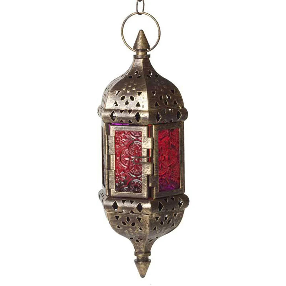 Moroccan Ramadan Lantern Iron Stick European Style Holder Candlesticks