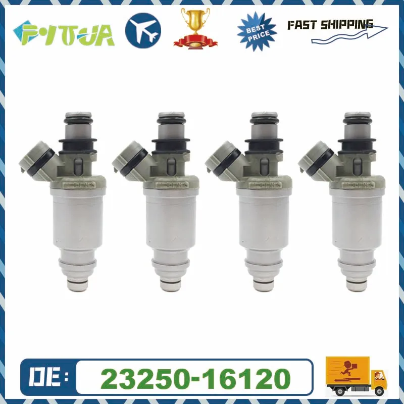 

4 шт. топливный инжектор 23250-16120 23209-16120 для Toyota Celica Corolla 2325016120 л 90-93 23250 16120 сопло с Бико-клапаном Новинка