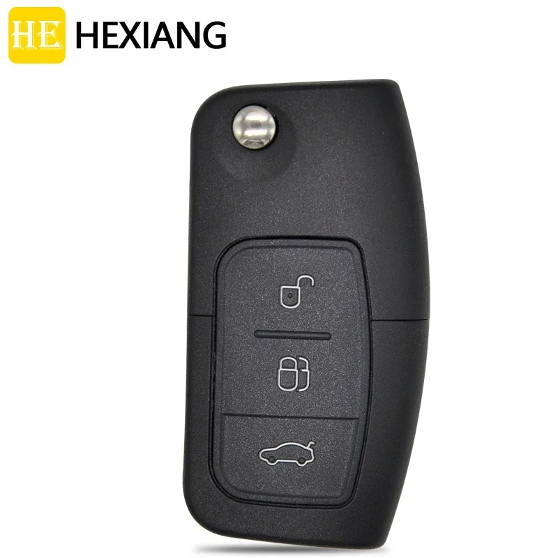 HE Xiang Car Remote Control Key Shell Case Ford Focus Fiesta C Max S  Mondeo Galaxy Replacement Flip  Housing Cover