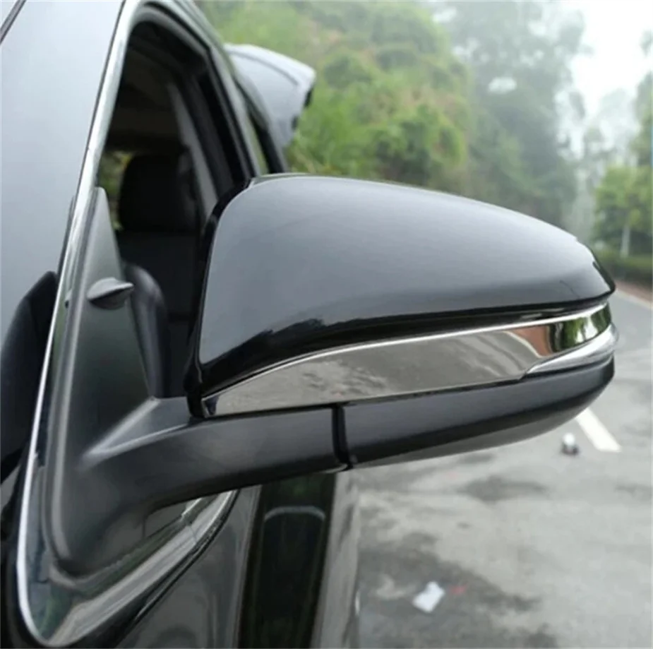 

Rearview Mirror Rubbing Stripes Cover Trim For Toyota Highlander 2014 + / 4Runner 2013 + / RAV4 2014 + / Venza & Harrier 2021 +