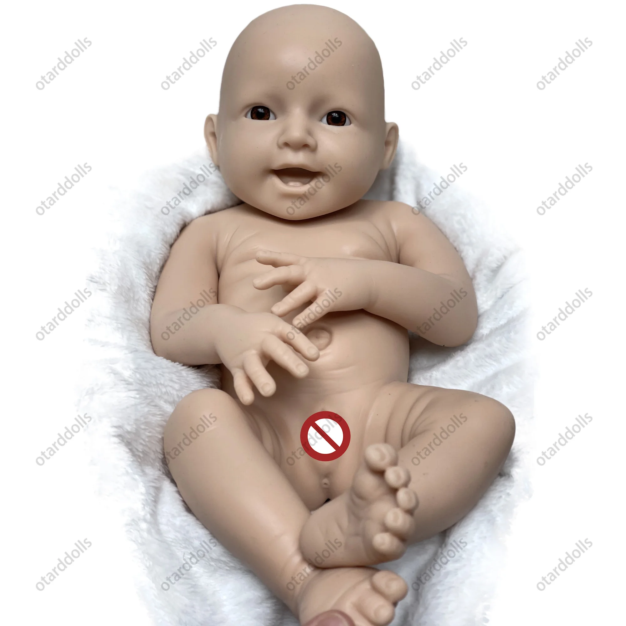 

Handmade DIY Blank Kits Soft Silicone Open Eyes Unpainted Kits реборн силиконовый Reborn Baby Dolls Full Body Silicone