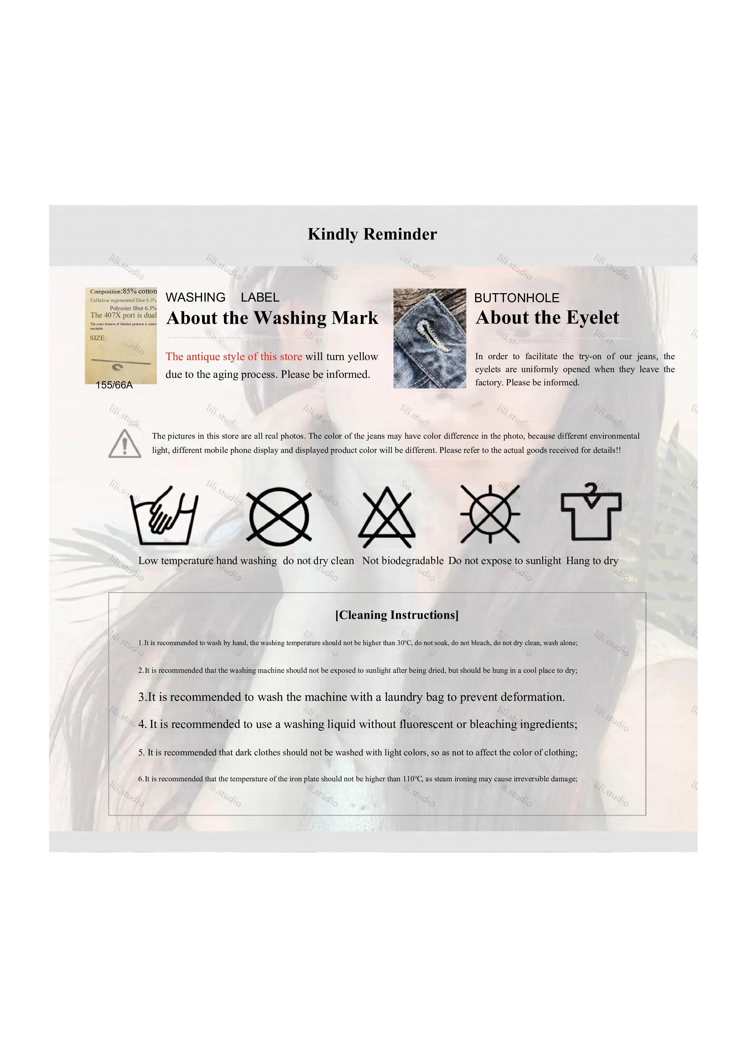 Ou Ruofeng Korean version of drawstring high waist non-stick leg micro-pants female slim jeans (extended)