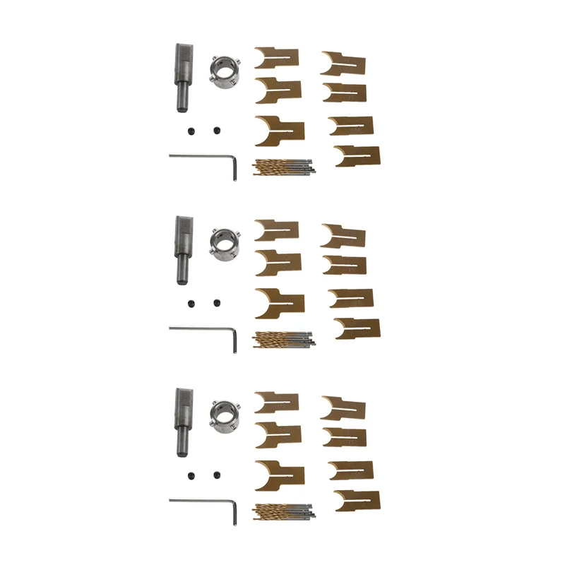 

AB46-48Pcs Carbide Ball Blade Woodworking Milling Cutter Molding Tool Beads Router Bit Drills Bit Set 14-25Mm