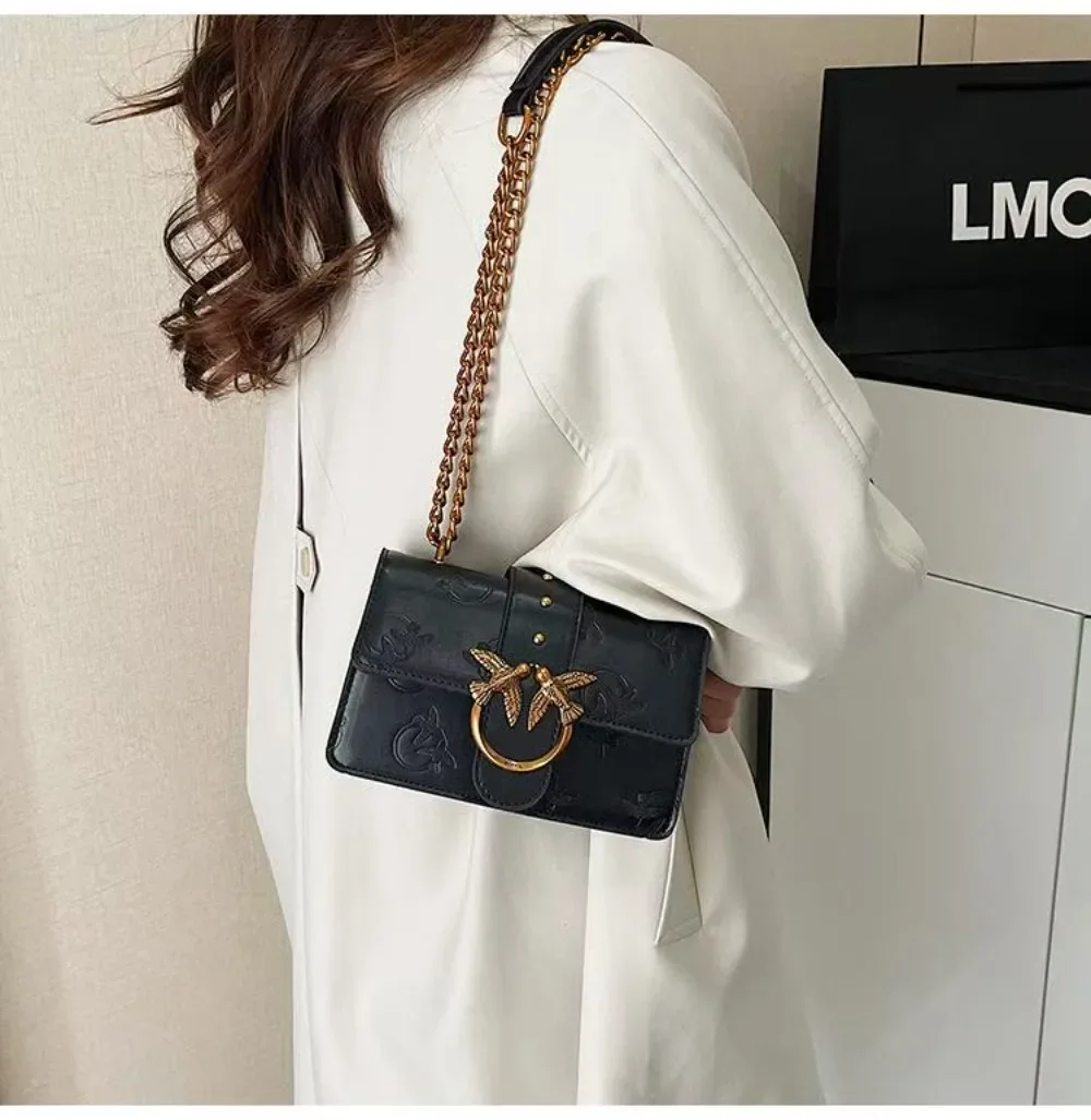 2026 Frühjahr/Sommer Kleiner Vogel Geprägte Unterarm-Schultertasche Neue Casual-Handtasche Ketten-Umhängetasche Geeignet für Frauen.689 – Detail 26